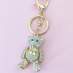 2 For $25 | CRYSTAL Teddy Bear Keychain  | Brand New